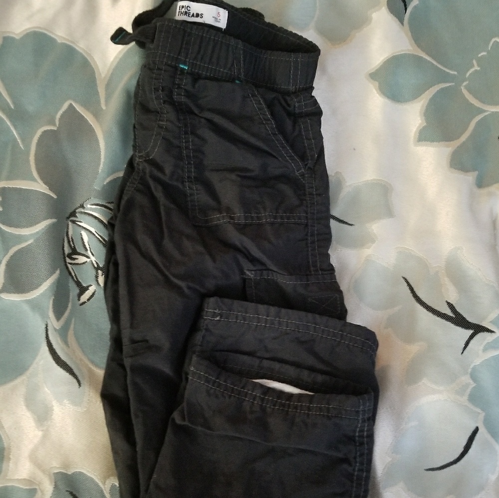 Boys black pants